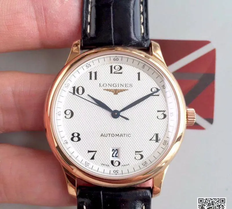 Longines Master Collection L2.820.4.76.2 KZ Factory 1:1 Best Edition Replica Watch Swiss ETA2824 White Dial